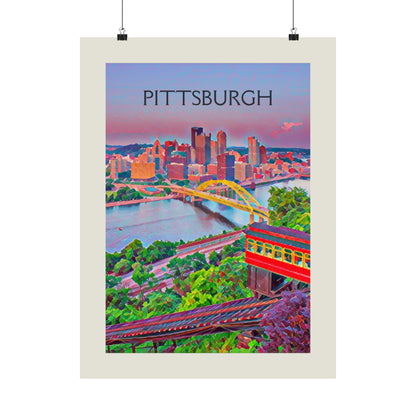 Pittsburgh Pennsylvania City Painting Poster