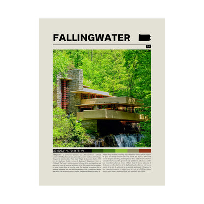 Fallingwater Pennsylvania Poster