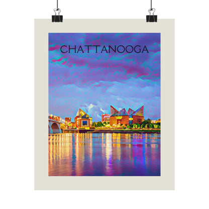 Chattanooga Tennessee City Painting Poster