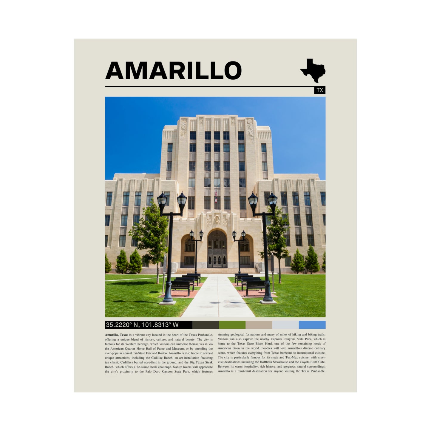 Amarillo Texas Poster