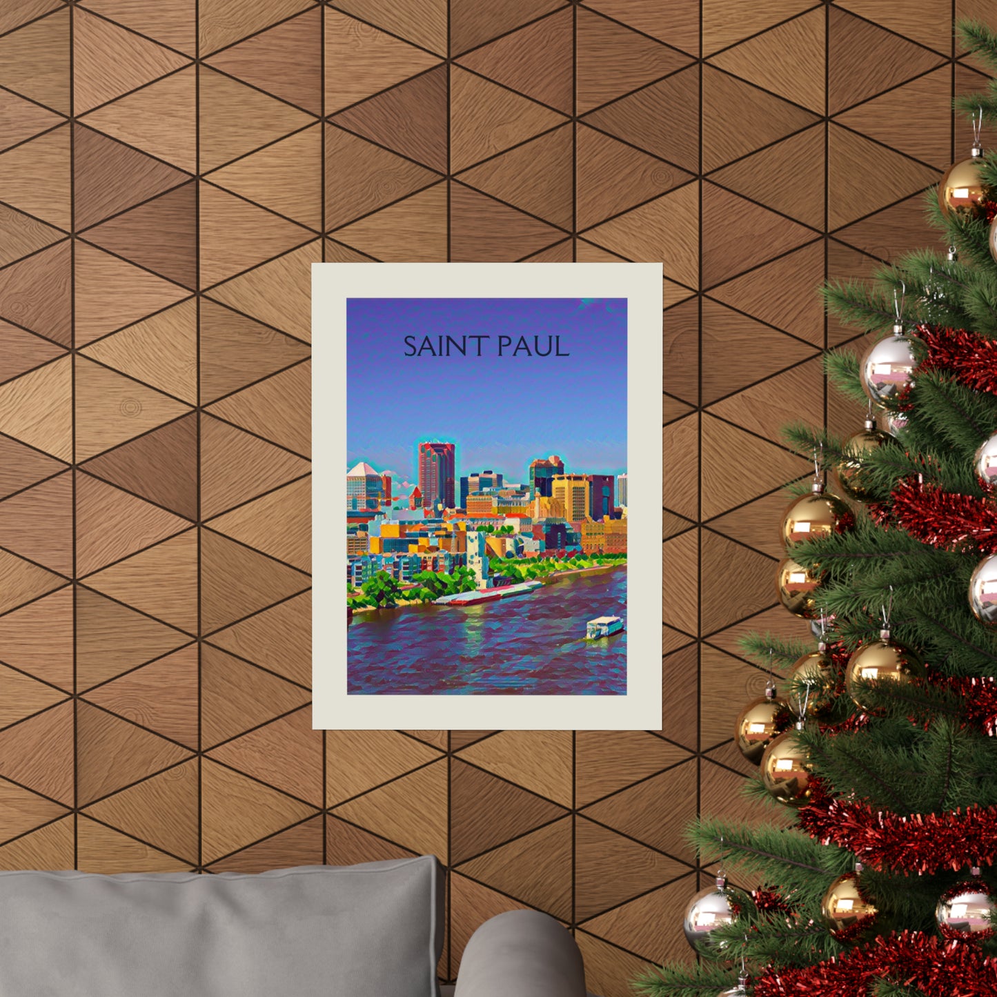 Saint Paul Minnesota City Painting Poster