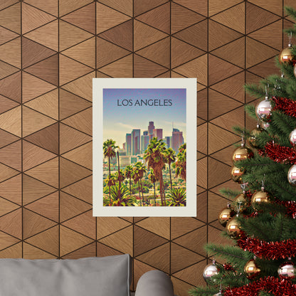 Los Angeles California City Painting Poster