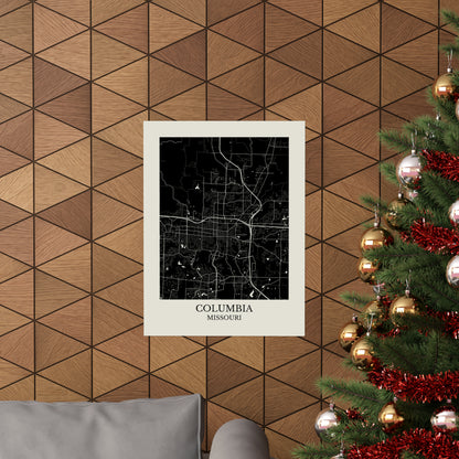 Columbia Missouri Map Print