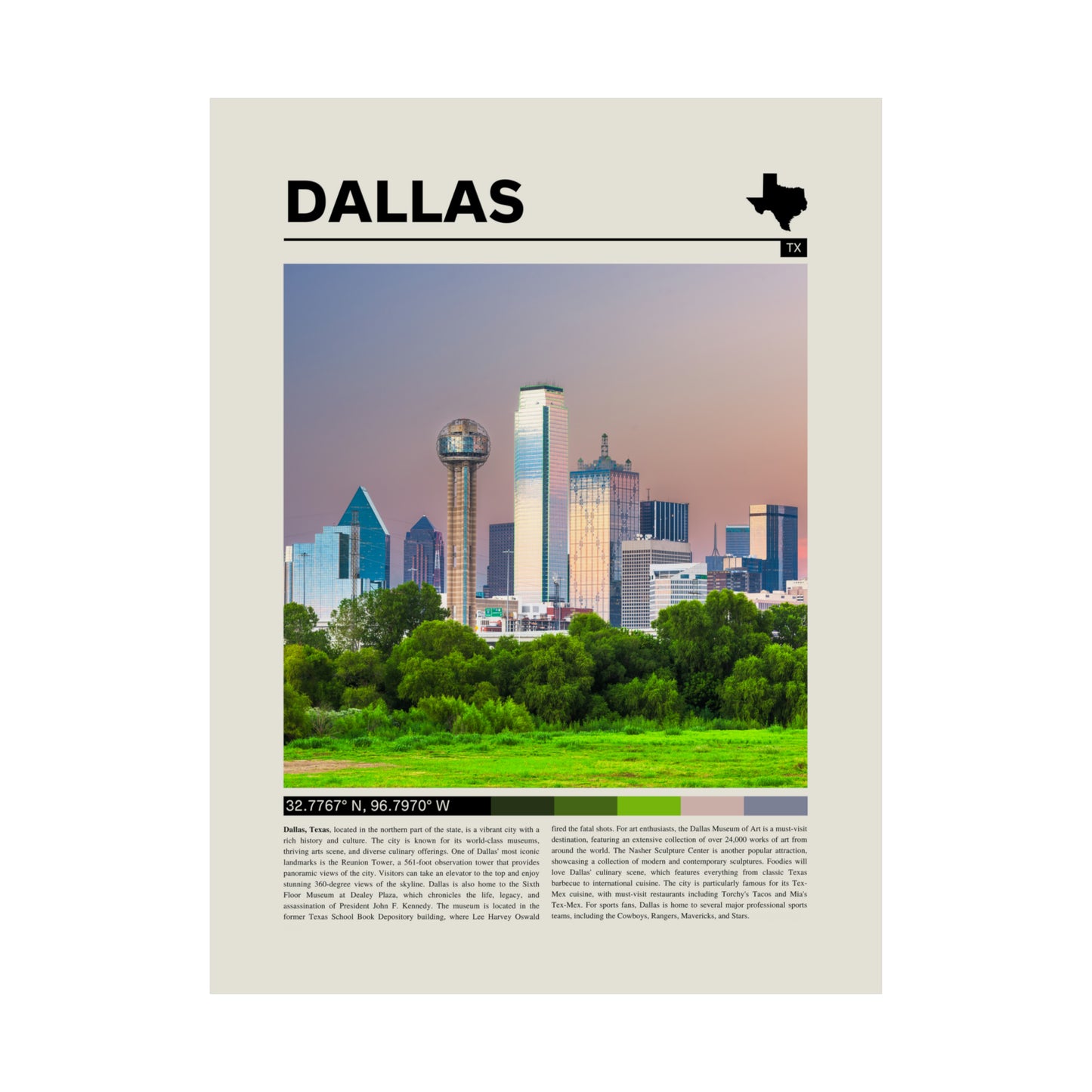 Dallas Texas Poster