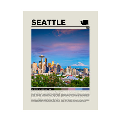 Seattle Washington Poster