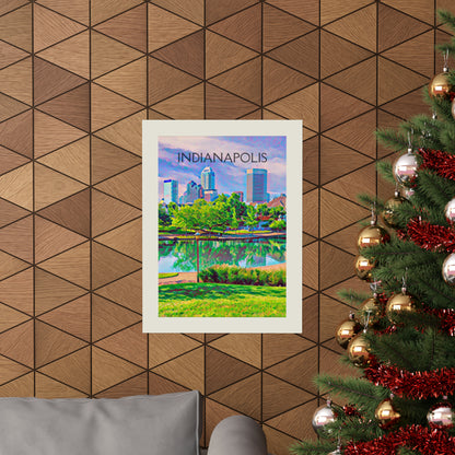 Indianapolis Indiana City Painting Poster