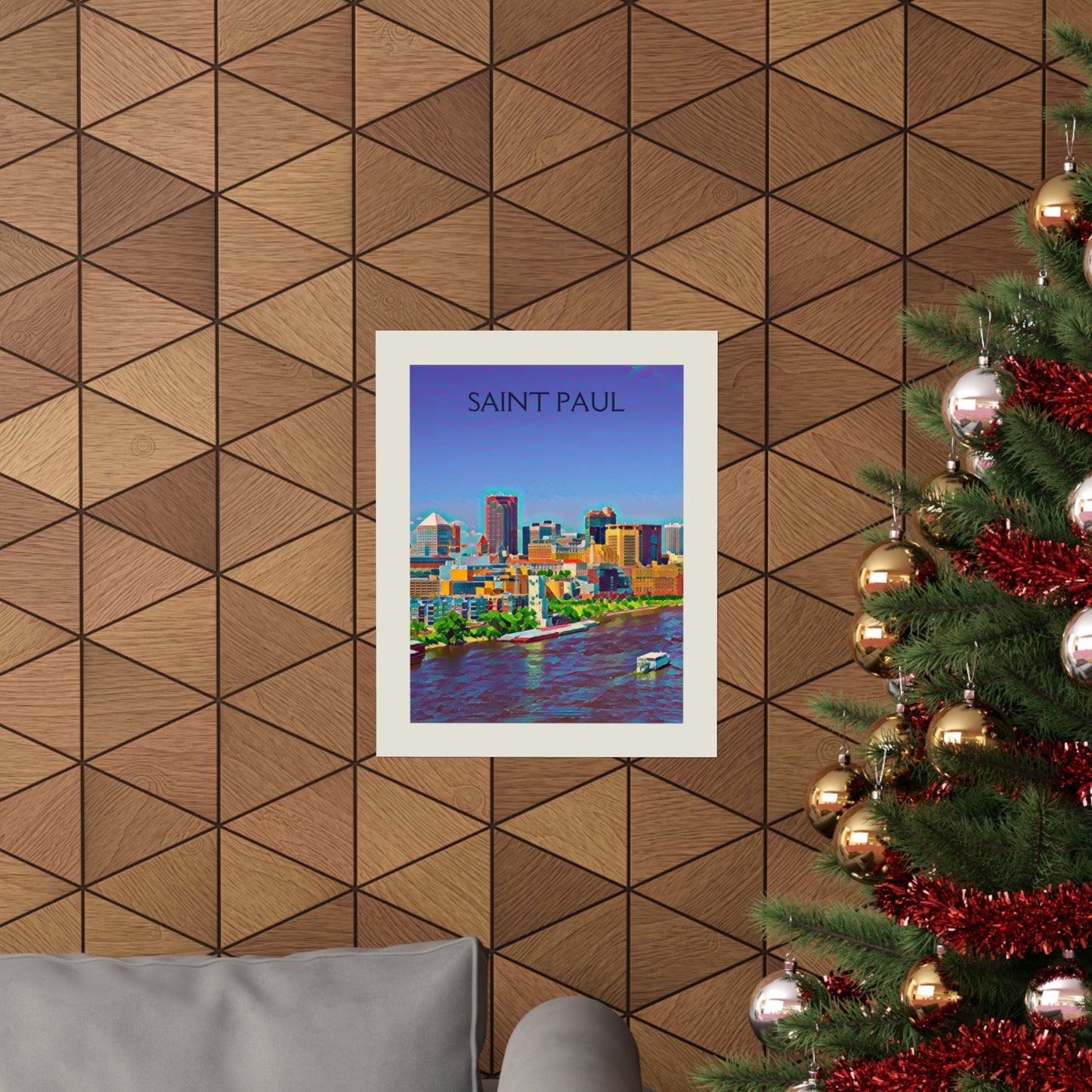 Saint Paul Minnesota City Painting Poster