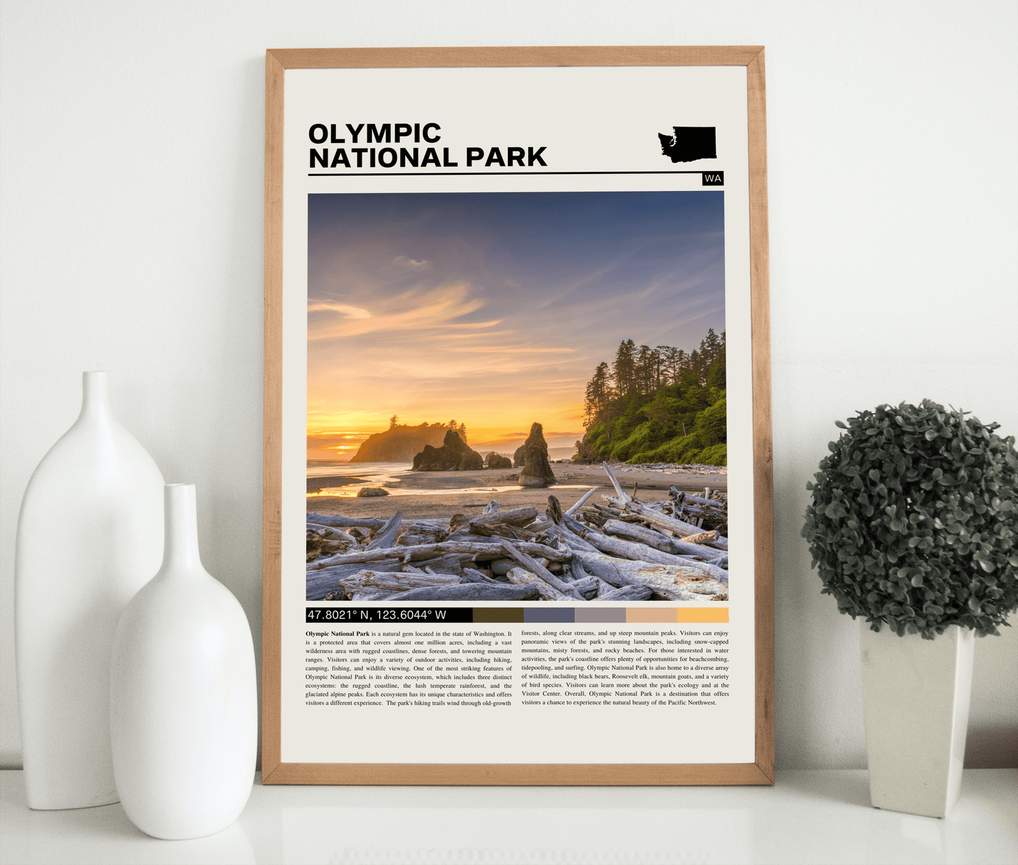 Olympic National Park Poster