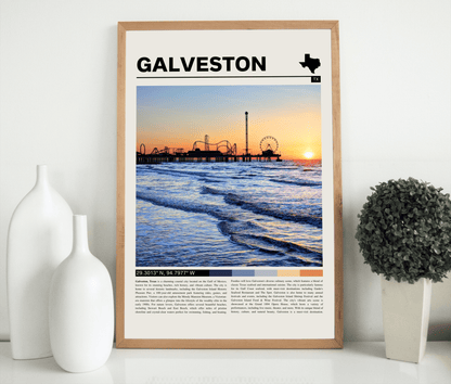 Galveston Texas Poster