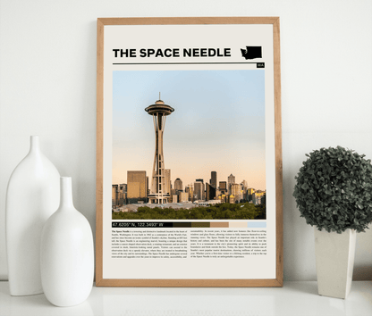 The Seattle Space Needle Poster