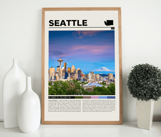 Seattle Washington Poster