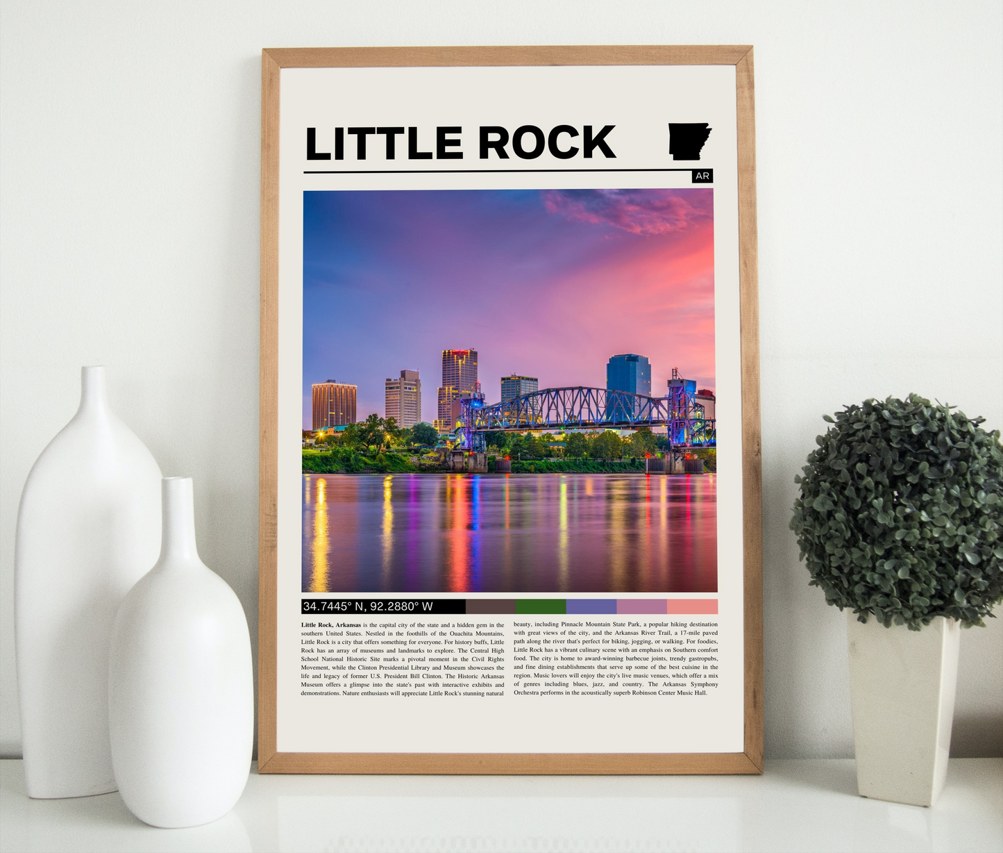 Little Rock Arkansas Poster