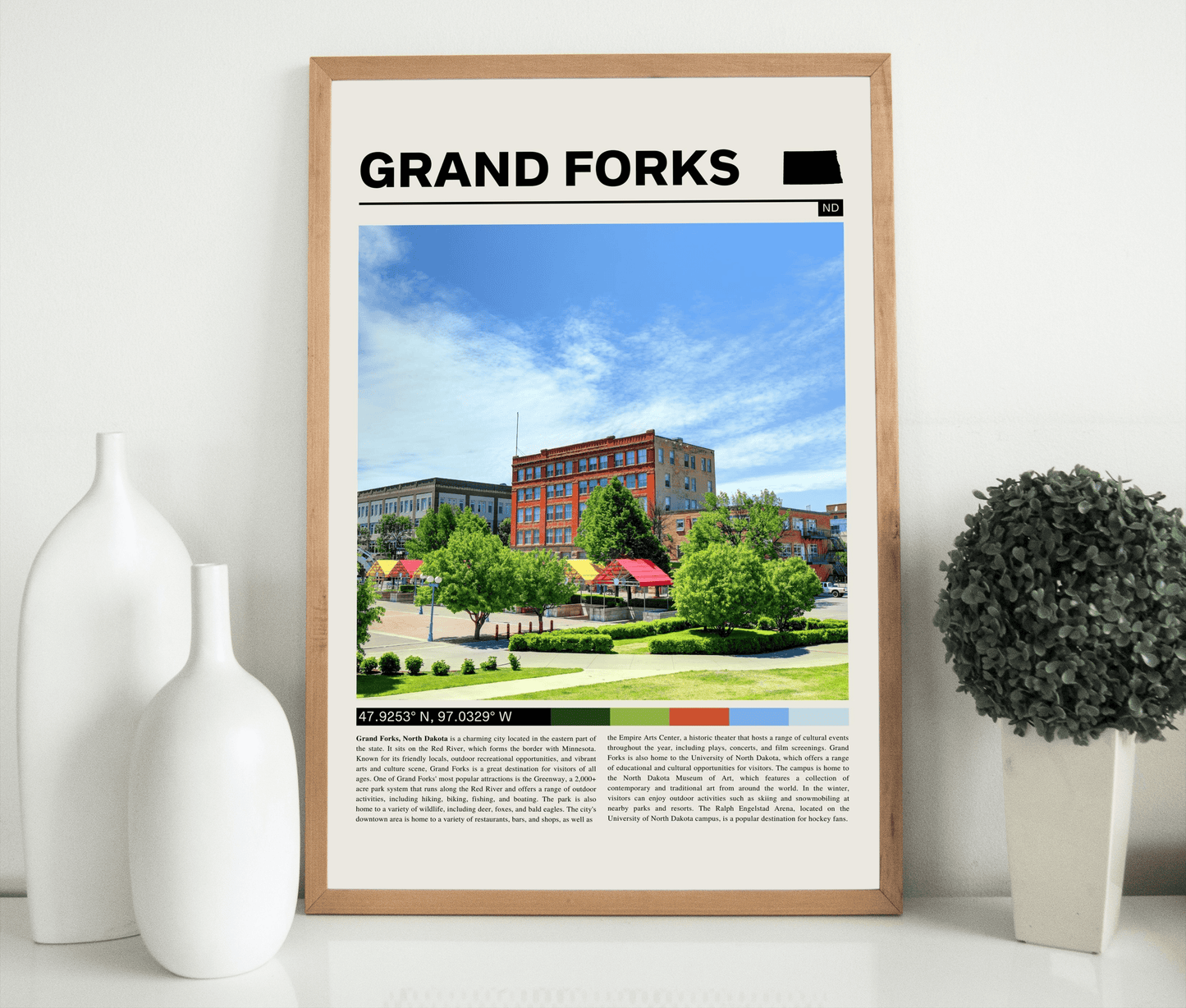 Grand Forks North Dakota Poster