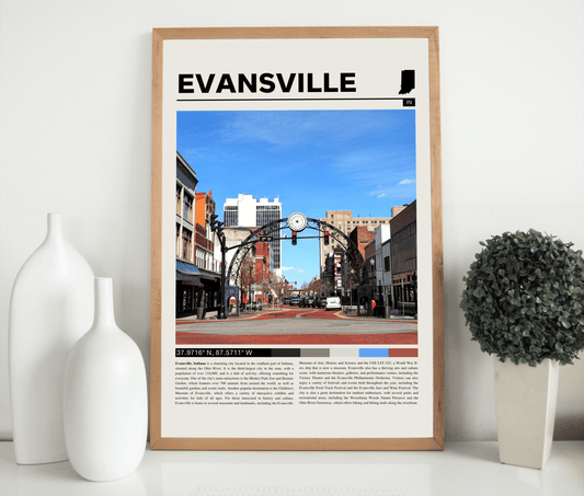 Evansville Indiana Poster