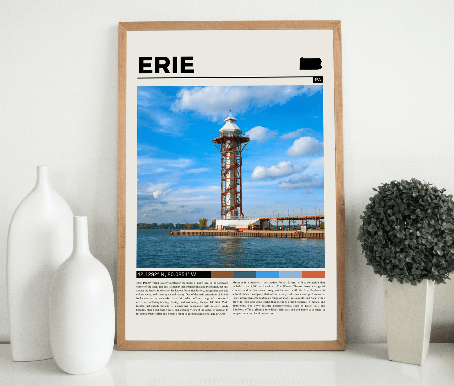 Erie Pennsylvania Poster