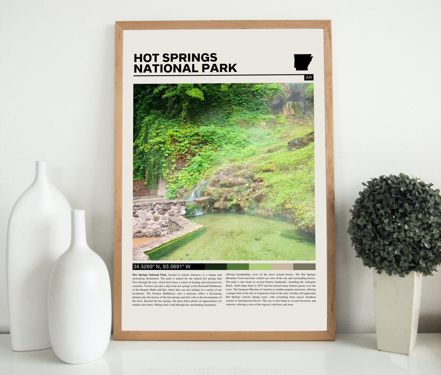 Hot Springs National Park Poster