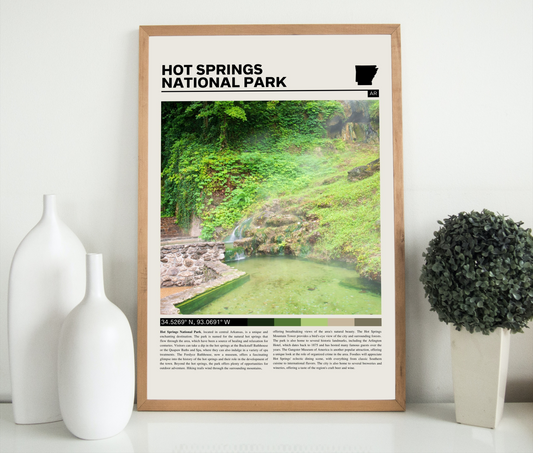 Hot Springs National Park Poster