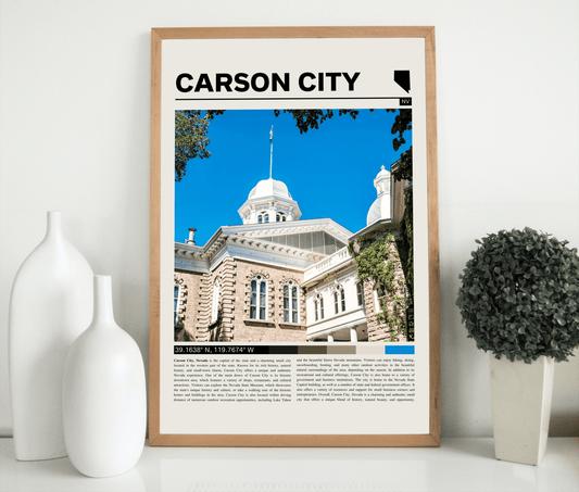 Carson City Nevada Poster