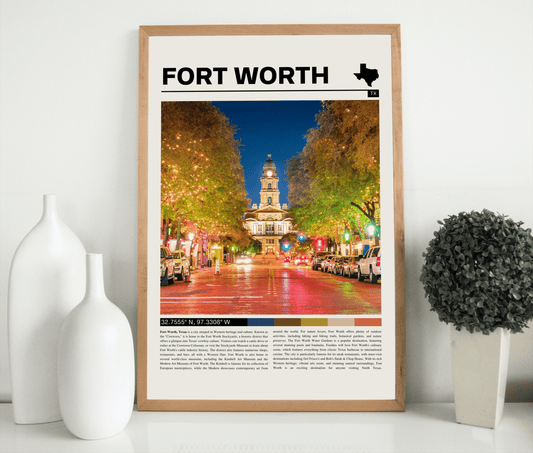 Fort Worth Texas Poster