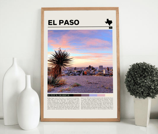 El Paso Texas Poster