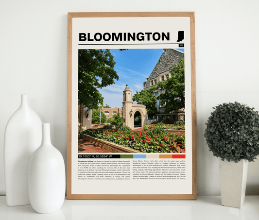 Bloomington Indiana Poster